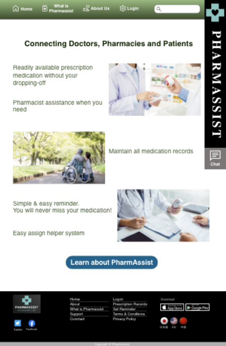 image of responsive website for tablet