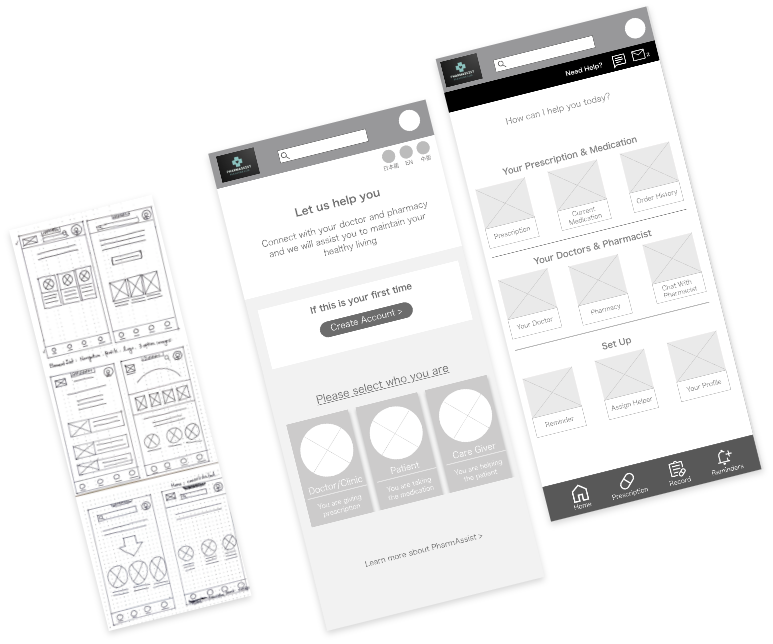 image of wireframes