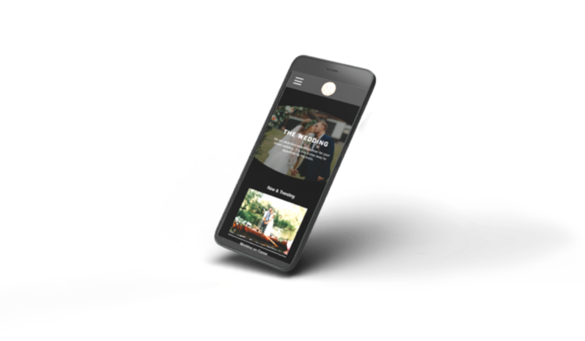 image of responsive website for mobile