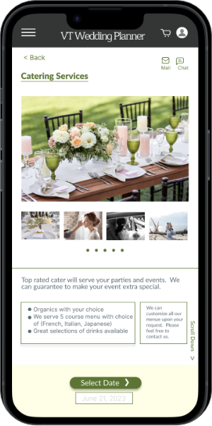 image of hi-fi mockup