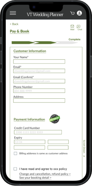 image of hi-fi mockup